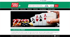 Desktop Screenshot of pokerjump.it